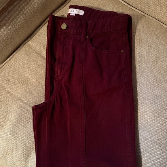 Petite Five Pocket Seamed Wide Leg Pants - Picture 8 of 9